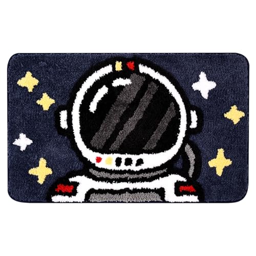 FurryGood Bath Mat, Space Star Adventure Bathroom Rug - Soft