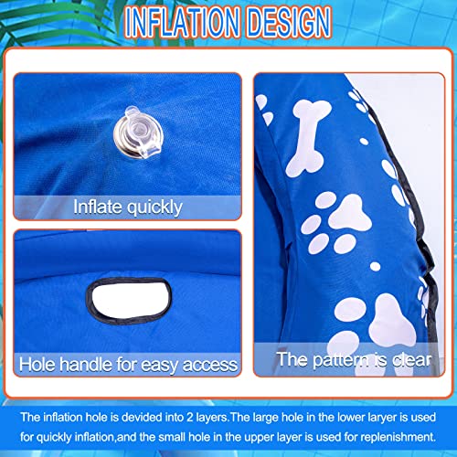 Pulote Dog Floats For Pool - Inflatable Dog Pool Floats - Dog Floats Raft - Pet Dog Swimming Pool Float Ride On #TOP2
