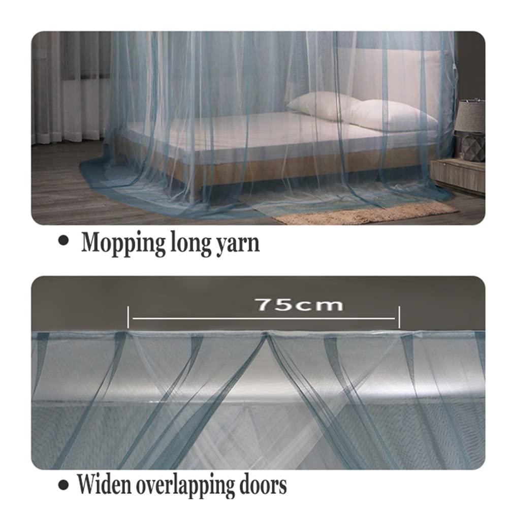 Doseles para Cama Juego De Mosquitero Doble De Verano con Dosel De Cama con Poste De 4 Esquinas, Cama Individual Cama Doble Dormitorio Dormitorio Cama Cortina Decoración
