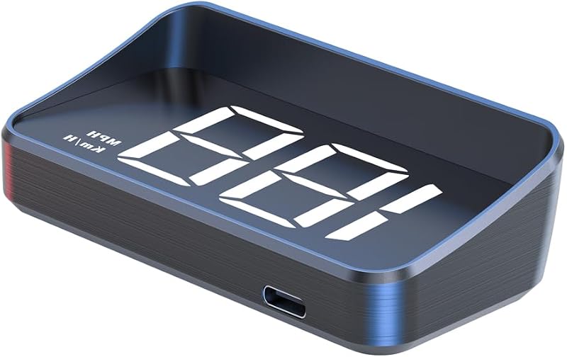 Velocímetro digital HUD GPS BLLYOGU com projeção no para-brisa – 1 unidade