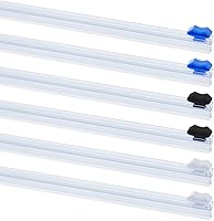 DICOSMETIC 6-Pack 13-Inch Self-Adhesive Plastic Wrap Cutters - Reusable Slide Cutters for Foil, Cling Film & Wax Paper, 3 Styles
