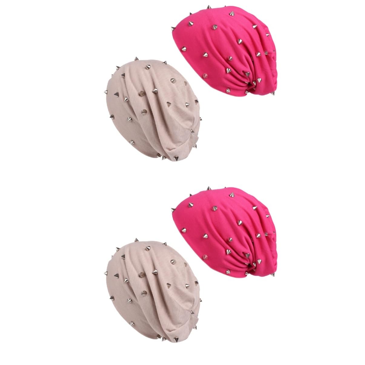 SOIMISS 4piezas Gorro De Pompón De Moda Para Mujer Conjunto Gorro y Cálido Para Otoño Invierno Beige Para Ejercicio Uso Diario y Confort Días Fríos