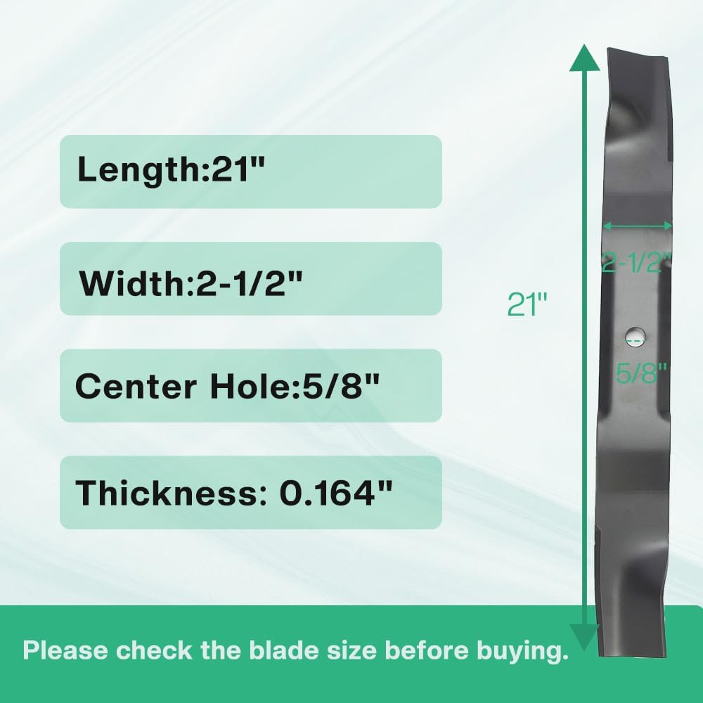 3 pcs Lawn Mower Blades for Ariens - Edge 42, Ikon-XD 60, Ikon-XL 60, for Gravely - ZT XL 60, ZTX 60