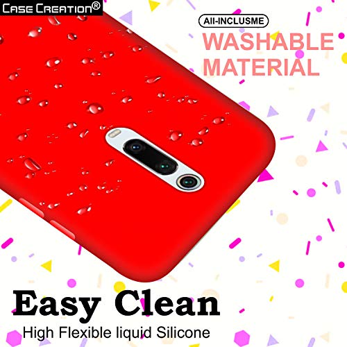 Image of Case Creation Luxurious og Series for redmi k20 pro case Cover,Anti-Dirty Slim case Frosted Matte Cute Candy TPU Raised Bezel (Splash of Color) Back Cover for xiaomi redmik20 pro -Wine red