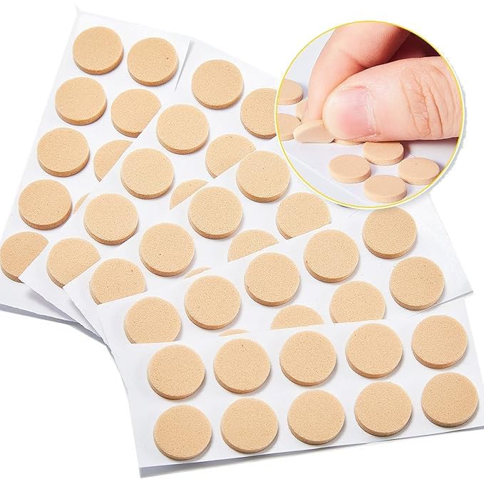 Via Mazzini Earlobe Savior : Invisible Waterproof 9mm Round Self Adhesive Support Pad Foam Stickers Patches for Droopy Earlobe & Support to Heavy Earrings (JO0013) 50 Pcs-image-34