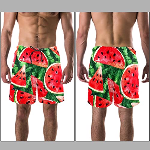 Short de plage pour hommes maillots de bain pastèque HadHfun - 3