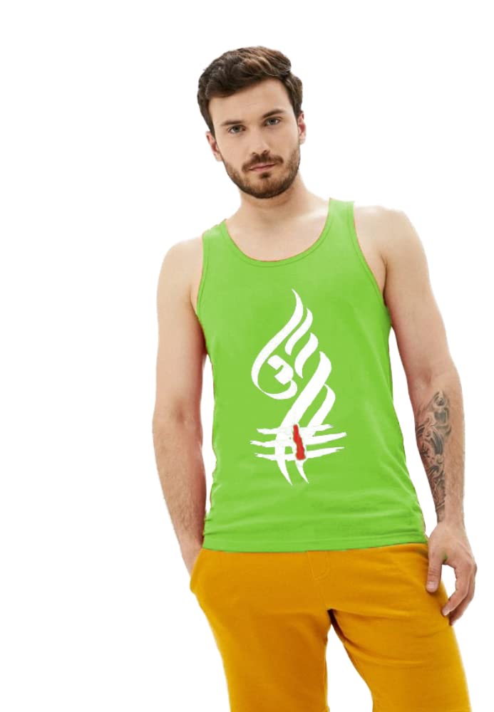 BASE 41Men Sleeveless Tshirt, Printed Vest for Men, Cotton Sando for Gym, Cycling, Running & Other Sports
