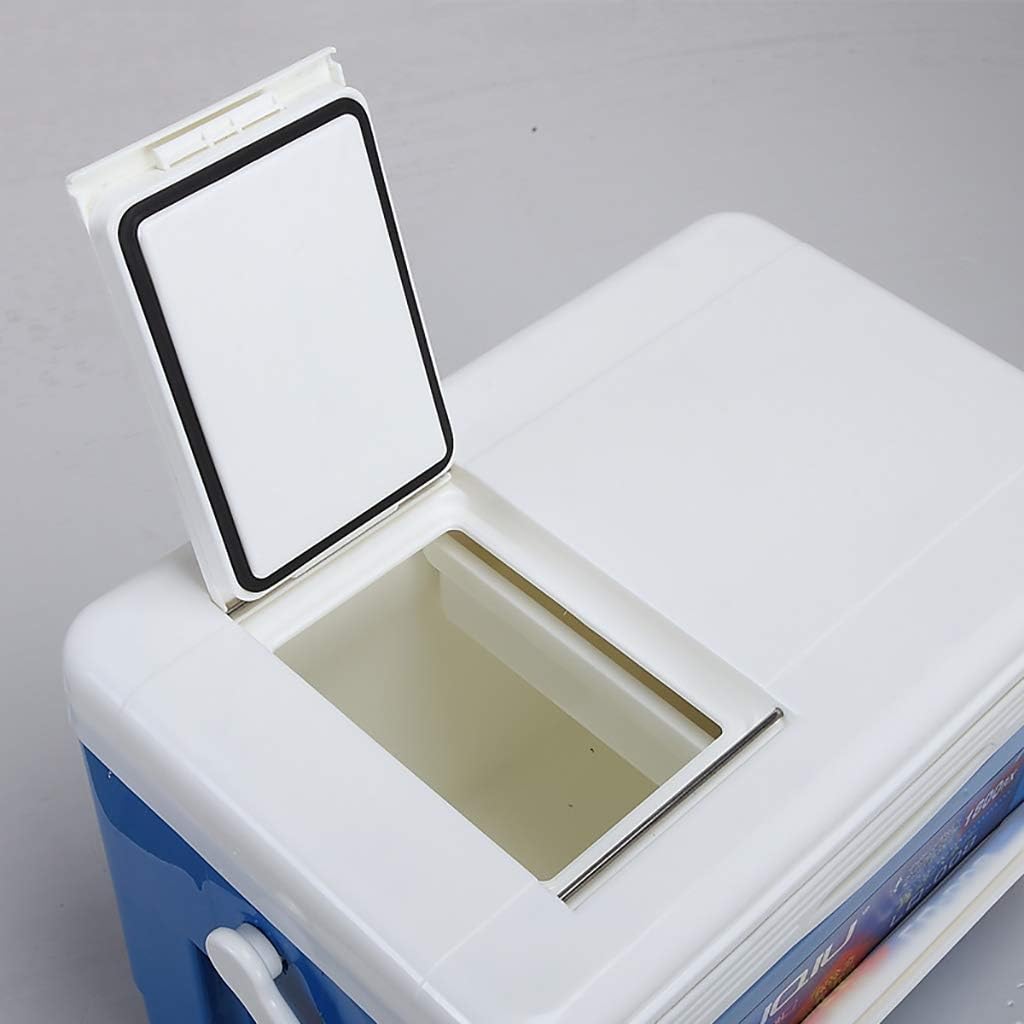 Portable Fishing Box with Seat 18L Multi-Function Insulation Fishing Box Outdoor Fishing Gear Fishing Dry Box Cooler (Blue) image 3