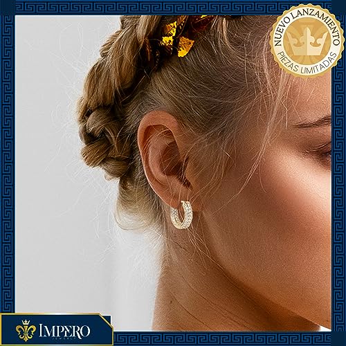 Catálogo para Comprar On-line Aretes de Cristal Cortado los mejores 5. 14 Aretes de Cristal Cortado marca IMPERO JEWELRY (2)