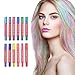 Produktbild Haarkreide 12 Farben, LATTCURE Haarfarbe Kreide Stifte, Kinder Haarfärbemittel, Temporär Haarkreide instant Einmalige Haarekreide, waschbar und ungiftig