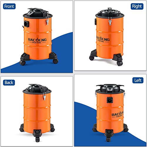 BACOENG 5.3Gallon Ash Vacuum