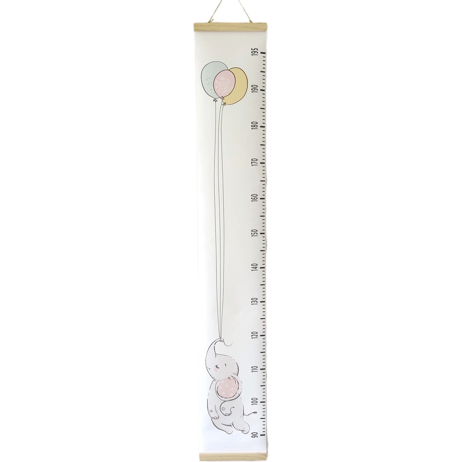 tinysiry Kids Height Growth Chart, Cartoon Cloth Removable Baby Growth Ruler for Children, Wall Hanging Measuring Ruler for Kids New Parents 2