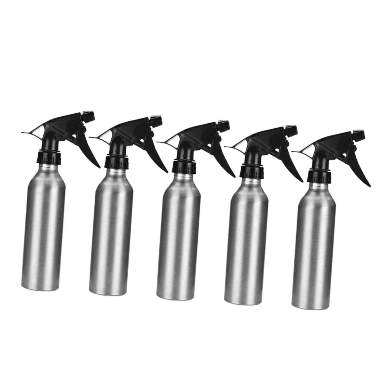 Sprühflasche 5 Stück 250ml Kunststoff Silber Nachfüllbar mit Feinnebel