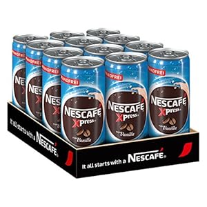 NESCAFÉ Xpress Vanilla, klaar om te drinken, ijskoffie van 12 stuks (12 x 250 ml)