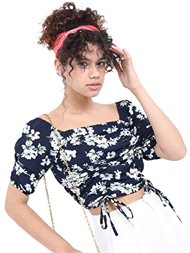 Image of KETCH Women Regular Fit Printed Short Sleeve Tops