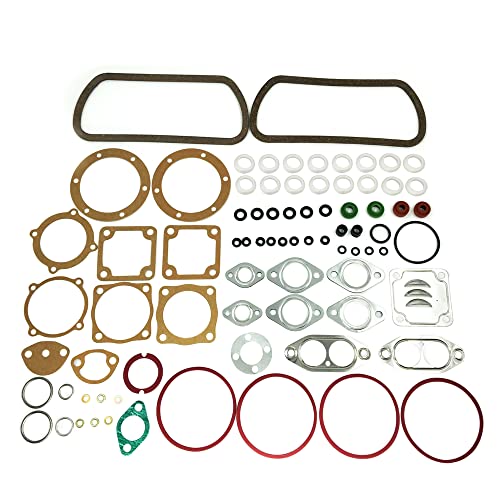 Image of Partsflow Engine Cylinder Head Gasket Set Compatible With 1963-1979 VW Beetle, Super Beetle 1.6L 1.5L 1.2L 1.3L