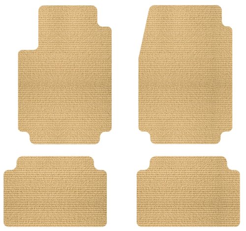Intro-Tech Berber Front and Second Row Custom Floor Mats for Select Toyota Prado Models - Carpet (Neutral)