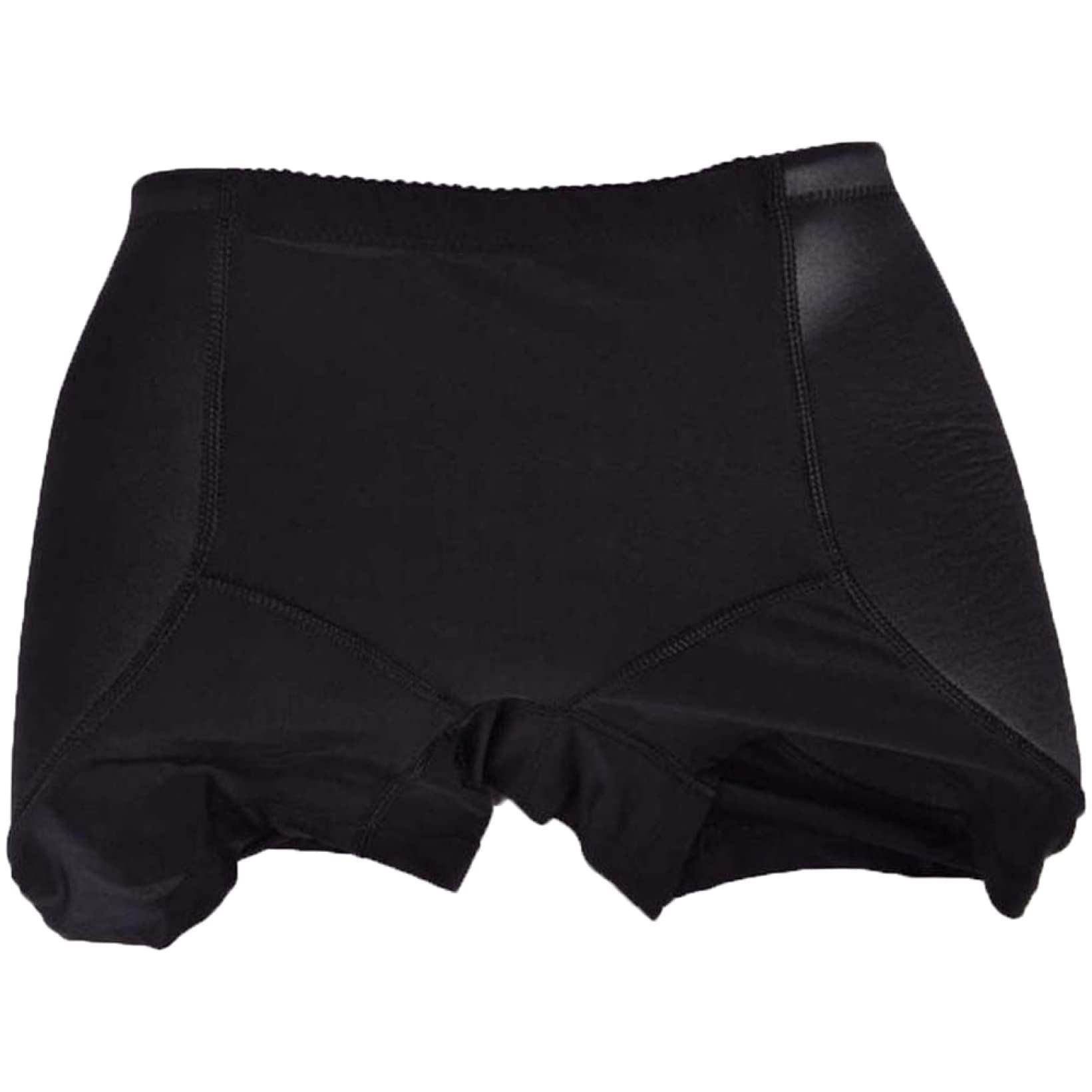 Mutandine Modellanti per Fianchi da Donna, Imbottite in Schiuma, Modellanti per Glutei Finti, Pantaloncini da Donna (Nero XXL)