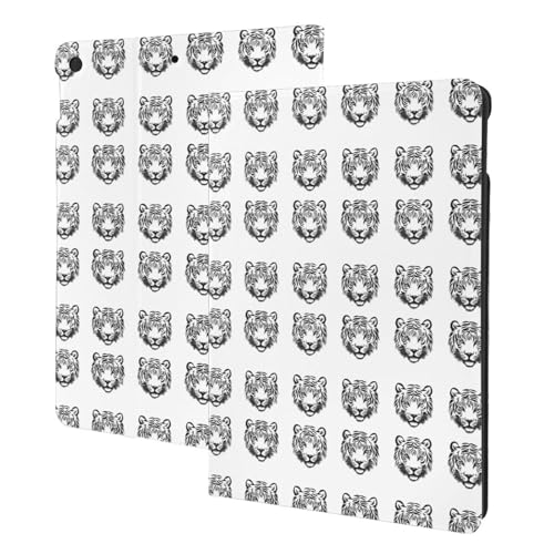 Protège iPad 10.2 antichoc motif tigre contre les rayures