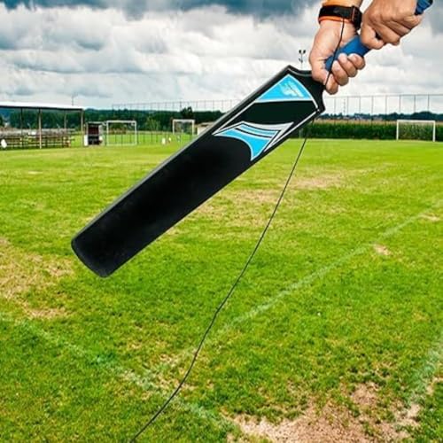 Image of Cricket Tennis Hanging Ball for Kids Easy to Hang & Ideal for Indoor and Outdoor Hanging Cricket Practice Rope Ball for Boys and Adults, Green (Pack of 1)
