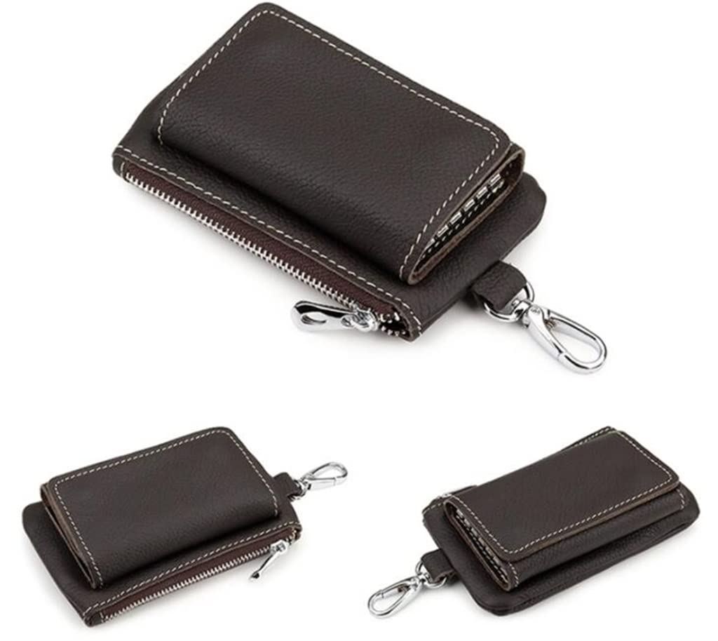 WASHLA Schlüsselmappe, Unisex, multifunktionale Schlüsselaufbewahrungstasche, Herren-Schlüsselanhänger-Etui (Farbe: C, Größe (D, wie das Bild zeigt)