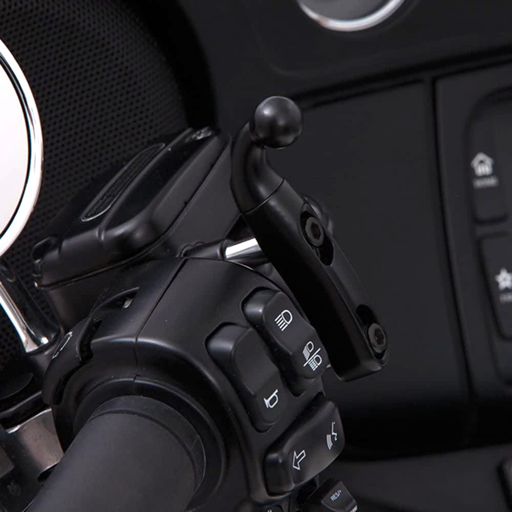 PANICAL Universal Mobile Phone Holder Navigation GPS Holder Water Cup Holder for Harley-Davidson Motorcycle