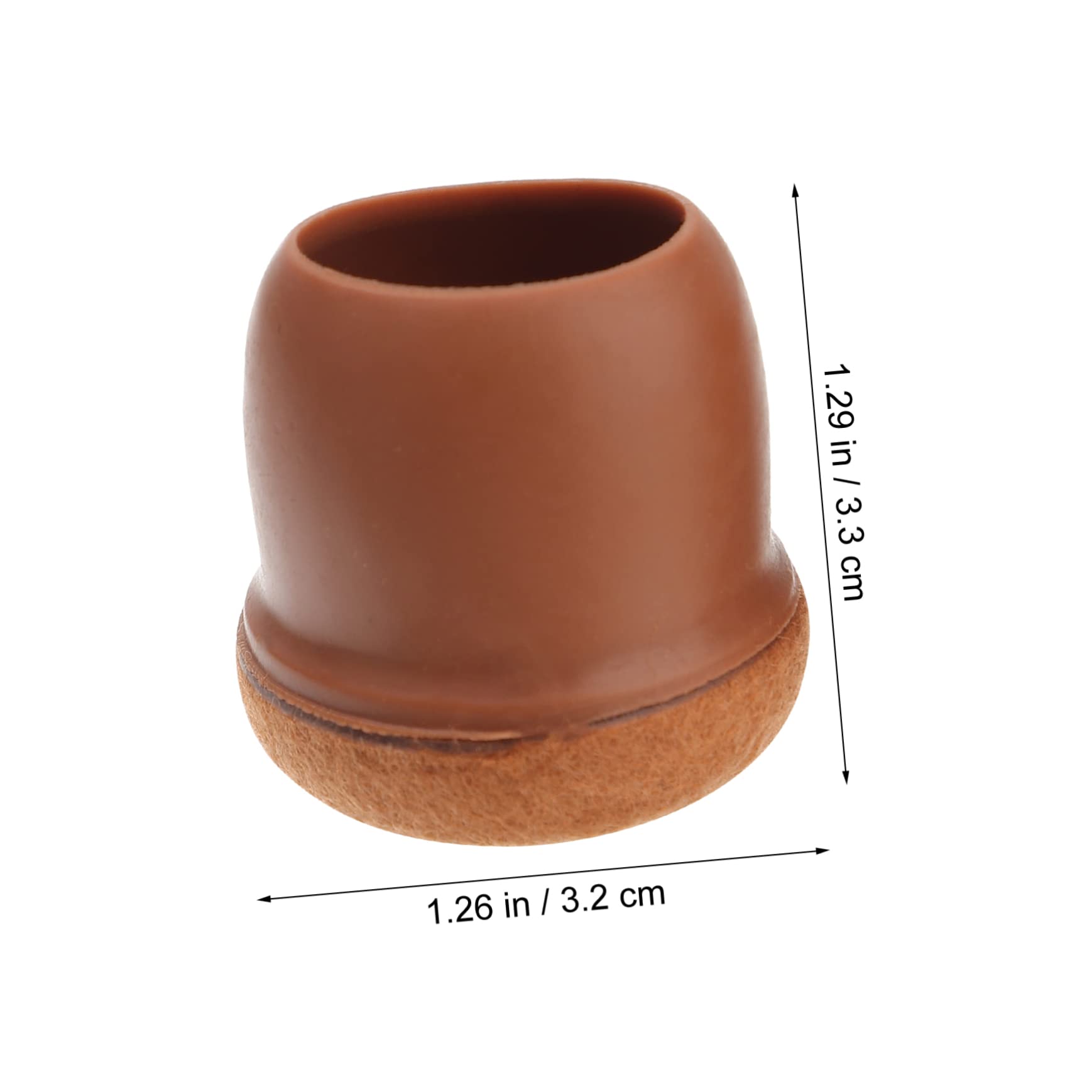 BESTonZON 32piezas Protector De Patas De Mueble De Fieltro De Fundas para Patas De Sillas y Mesas y Resistentes Antideslizantes y Silenciosas para Protección De y Muebles