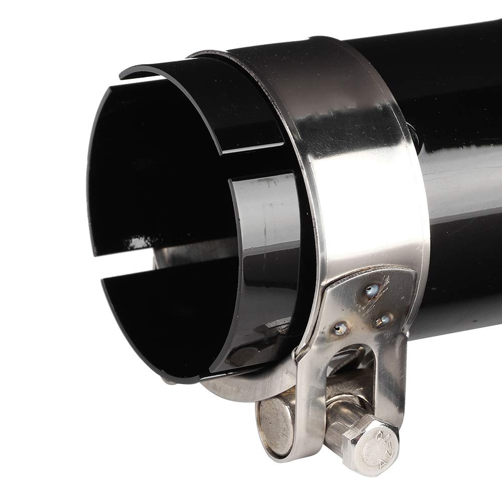 Tubi di coda, Terminali di Scarico Universali per Auto, terminali per marmitta in acciaio inossidabile con gola di scarico universale per auto con morsetto 54-76-200mm