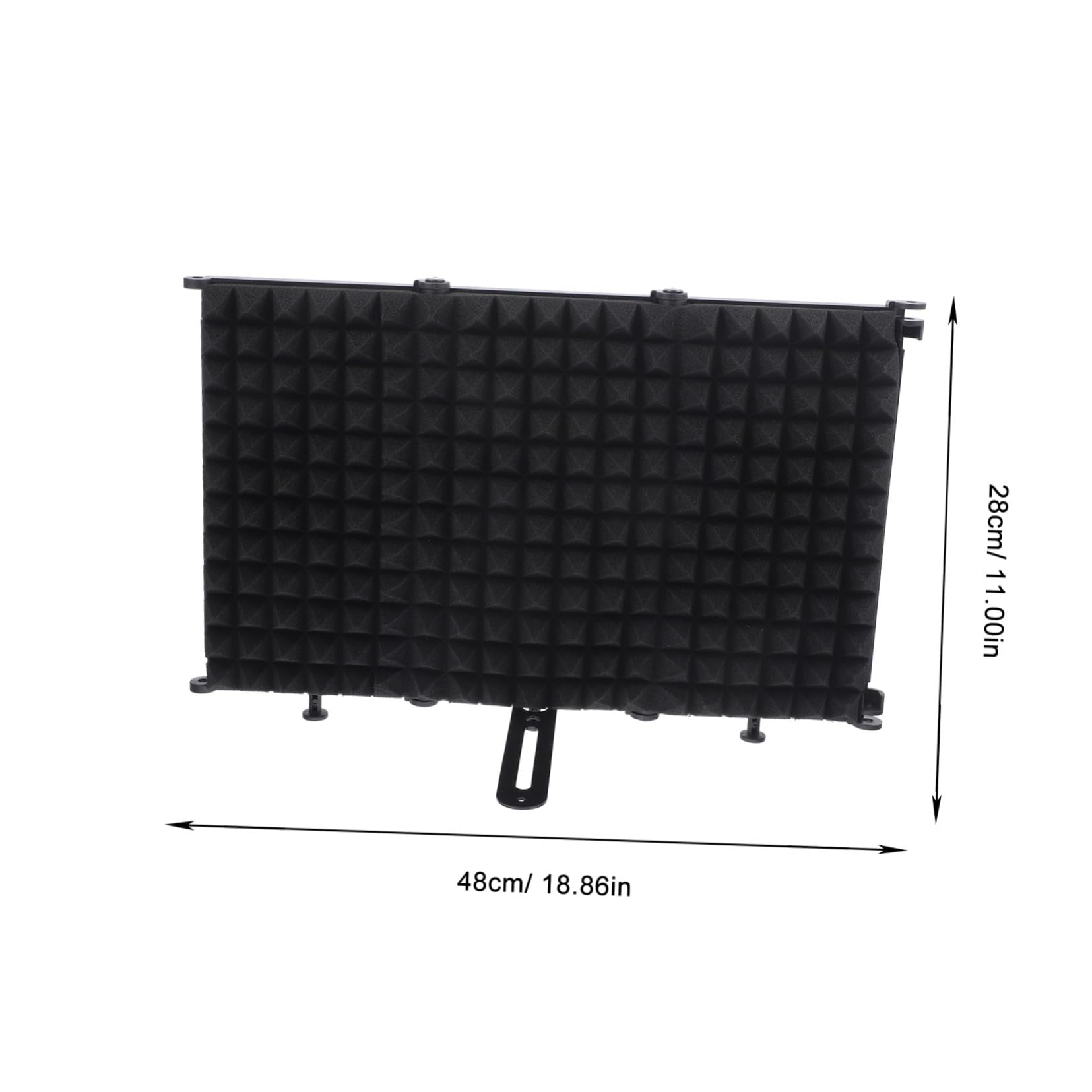 Filtro Anti-pop para Micrófono con Diseño Plegable y Carcasa Metálica Resistente Pantalla Antiviento para Grabación y Streaming Reducción de Ruido Ambiental y Absorción Acústica