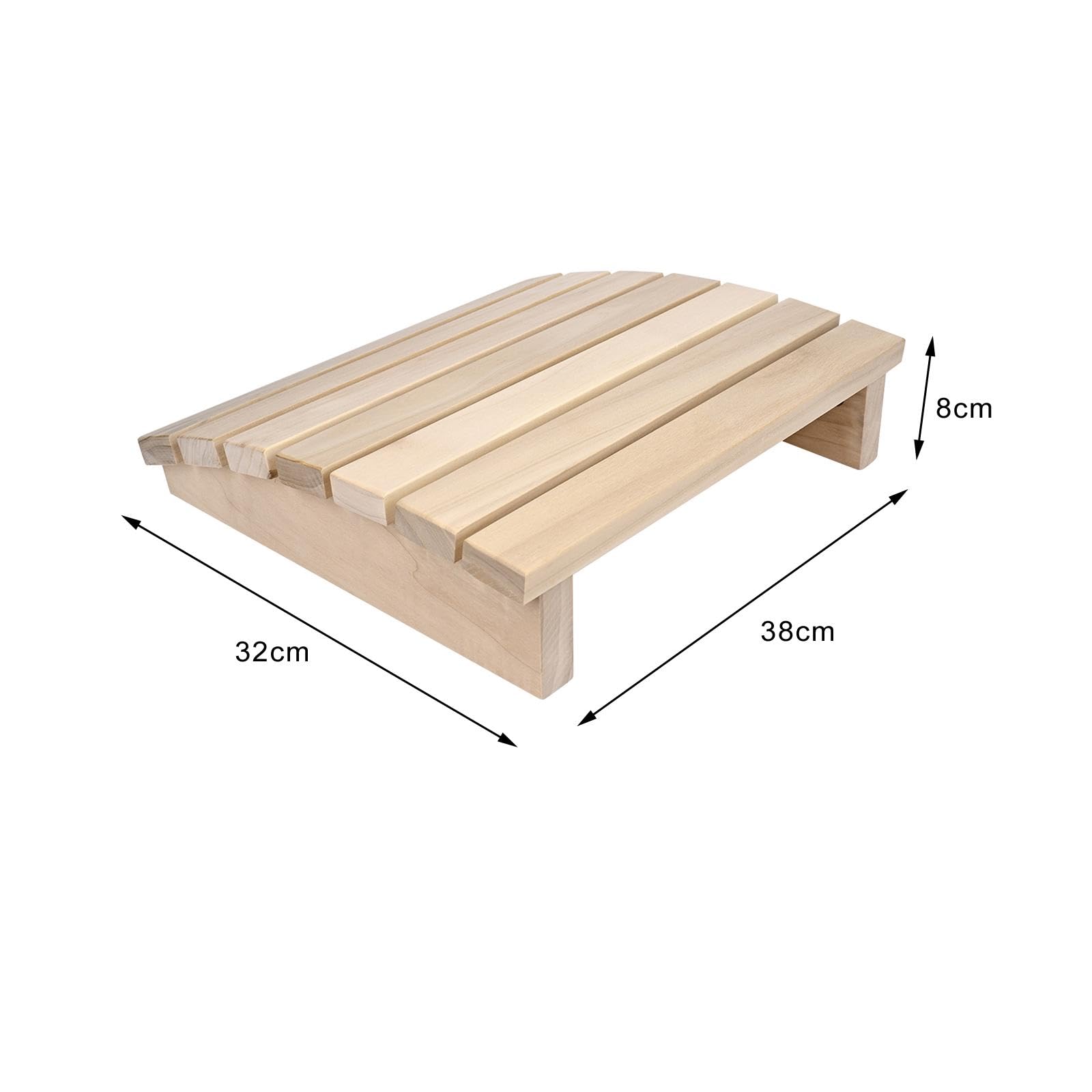 Sauna Rückenlehne, Bequeme, Ergonomische, Moderne Sauna Kopfstütze Aus Holz für Hotels