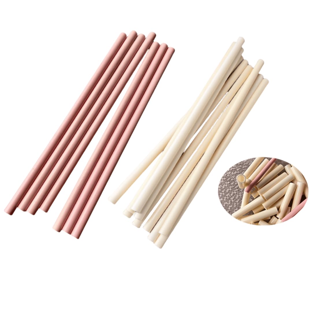 High Alumina Ceramic Tube - 95 & 99 Porcelain, Wear-Resistant, Insulating, High-Temperature Resistant 1pc(Ceramic Tube*25*19)