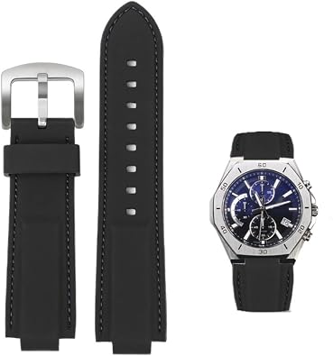 Rubber Silicone Watchband for Casio Edifice EFB-680 ECB10YD Watch Band for Mens Ocean Heart EFB680 Convex 12mm 14mm Strap