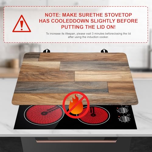 Image of Stove Top Cover for Home Decoration Kitchen Pad Washable Cooktop Covers Countertop Stove Protector Mat for Home Kitchen Cooktops (brown, 28 inchx20 inch)