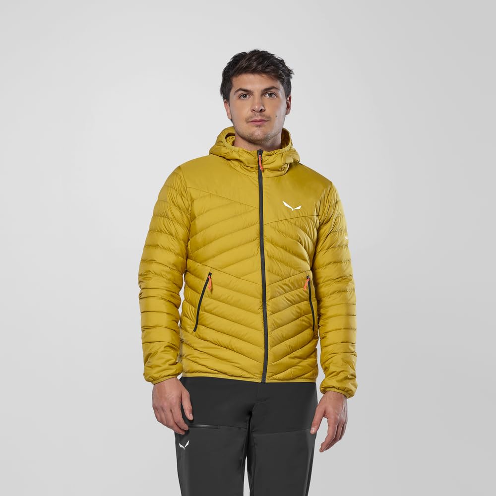 SALEWA Brenta RDS Daunenjacke Herren, Grün/Gelb, M