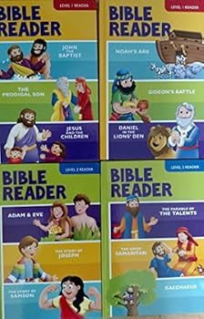 Hardcover Bible Readers 2 Stories in 1 Book Levels 1 & 2 4-Pack Book