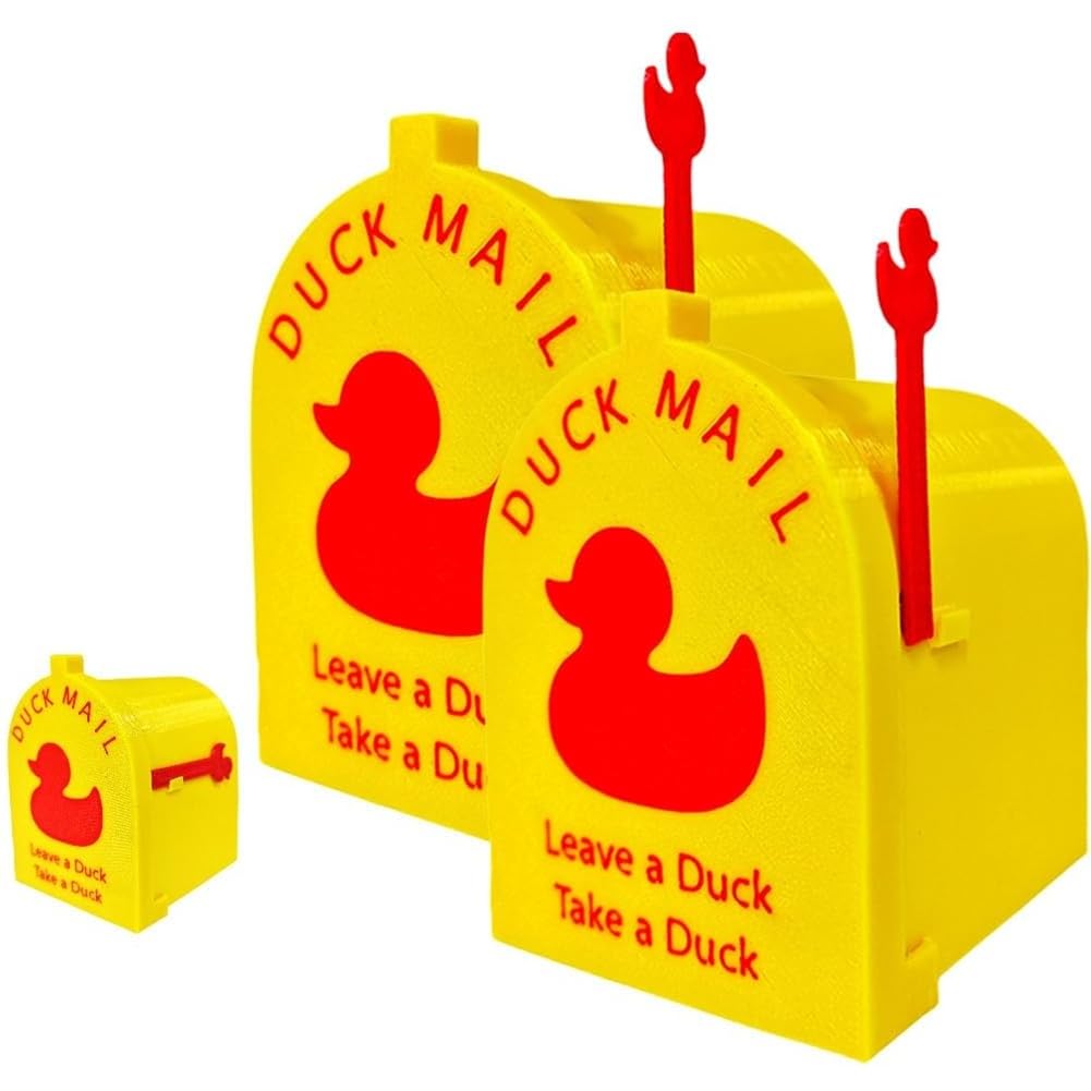 UDSKNV[KSL Mini Yellow Cruise Duck for Door Magnet Mailbox Decor, for Door, Refrigerator and Metal