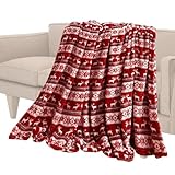 ➧ Excellents cadeaux : répandez de la joie en cette période des fêtes et surprenez vos proches avec cette couverture polaire confortable et festive à imprimés de Noël. Idéal comme cadeau de pendaison de crémaillère, votre famille, vos amis, vos collègues et camarades de classe apprécieront de se blottir dans ses bras doux et chaleureux lors des froides nuits d'hiver.