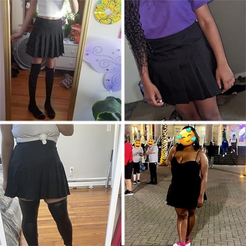 Image of SANGTREE Girls Women's Pleated Skirt, Elastic Waist Uniform Skirt, 2 Years - US 4XL