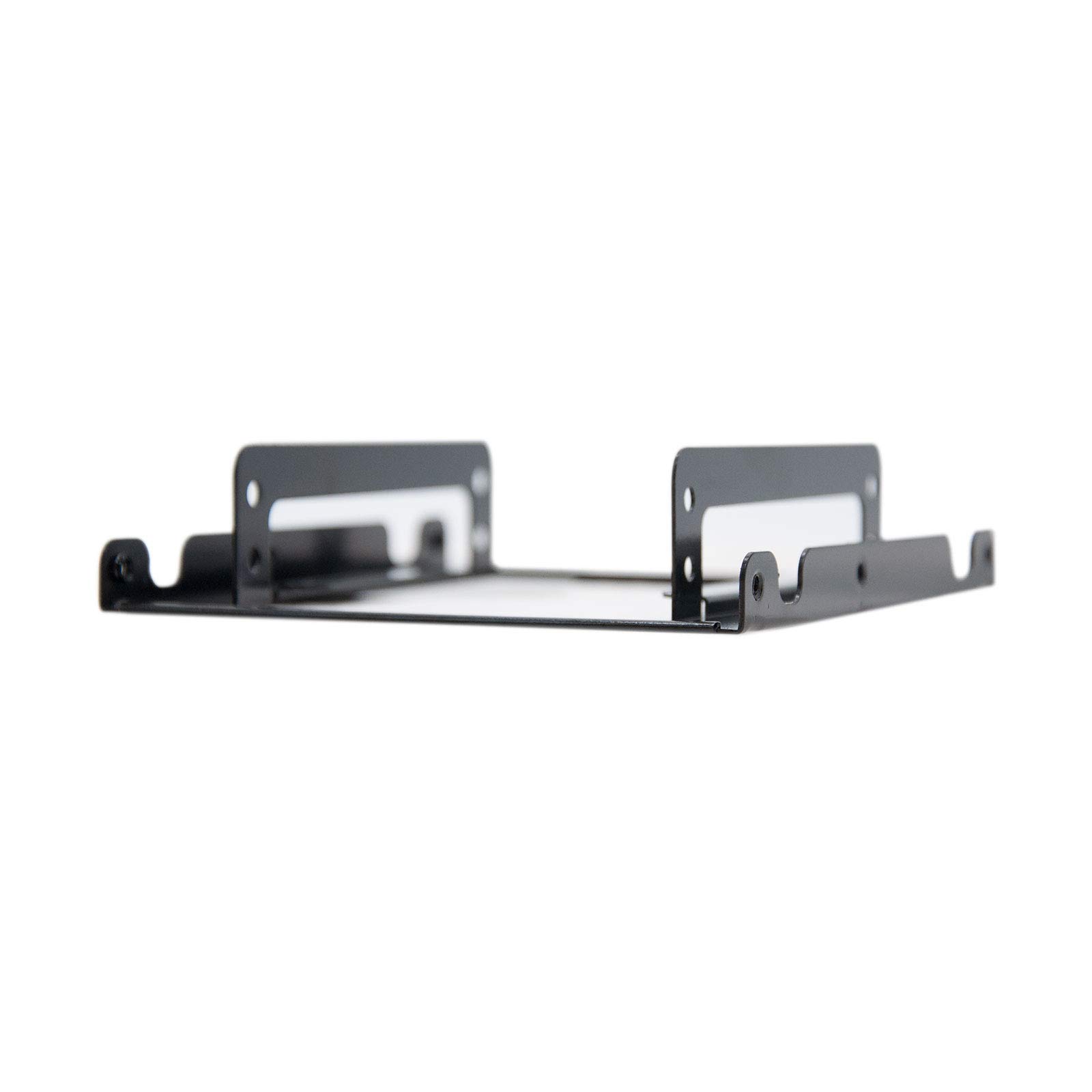 NANOCABLE Adaptateur métallique 3.5" pour Deux disques durs 2.5"
