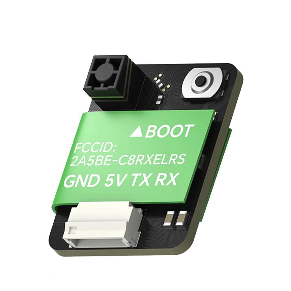 Booso ELRS 2.4GHz Nano RX Receptor Antena Integrada de Código Abierto para RC FPV Racing Drone