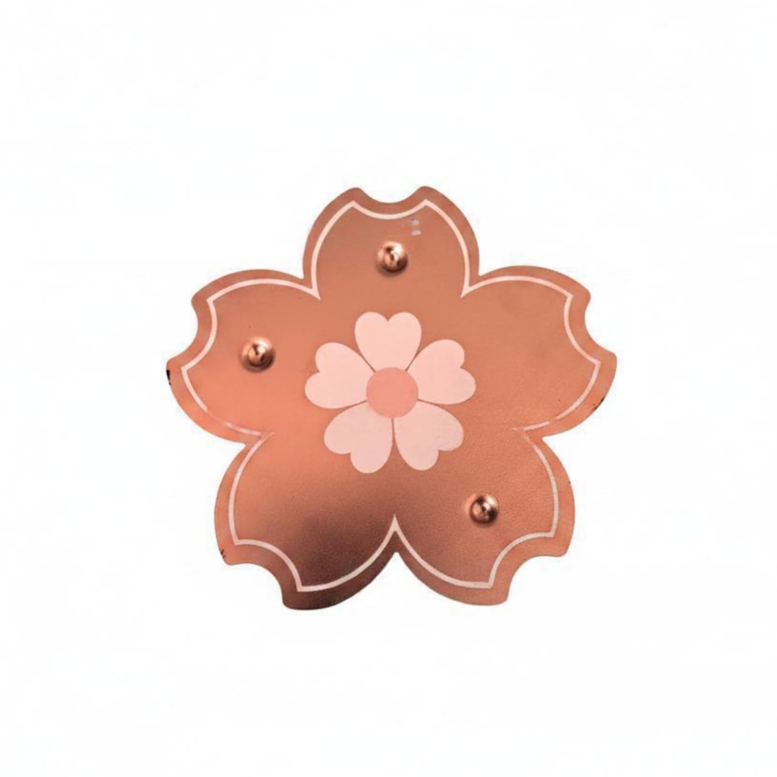 Etched Bird Bath Purification Disk Drilled Hole Birdbath Copper Disc Raised Fasteners Bird Bath Copper Plate Chemicalunrestricted, Style I-image-4