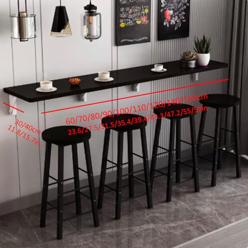 Platzsparender wandmontierter klappbarer Esstisch – vielseitiger Küchen-Bar-Schreibtisch für kleine Räume, stilvoller Wandtisch für Esszimmer und Arbeit, kompakte Hängemöbel