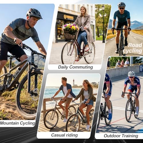Pédales de vélo de route VTT BMX légères plateforme bleue - 6