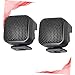 Zerodeko 500W Car Loudspeaker High End Voice Box Speaker for Easy Installation Compact Durable Materials Compatible with Audio Systems Black
