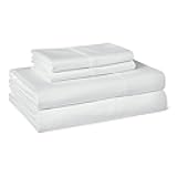 Organic Cotton Sheet Set with 2-Pieces Pillowcase, White, King