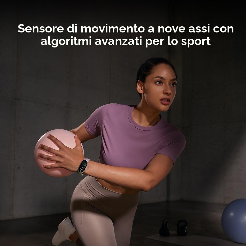 XIAOMI Smart Band 10 Bracciale Fitness, smartwatch, autonomia di 21 gg, ricarica rapida, 150+ modalità sportive, monitoraggio benessere e sonno, HyperOS 2.0, resistenza all'acqua 5 ATM, Bussola, Nero