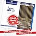 Faber-Castell Graphite Pencils Drawing Set: 12 Art Pencils for Sketching (4H, 3H, 2H, H, F, HB, B, 2B, 3B, 4B, 5B, and 6B), Shading Pencils for Drawing and Sketching, Graphite Pencil Kit