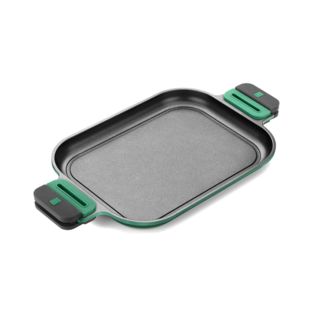 Monix Planet | Plancha lisse de 40 cm, fonte d'aluminium 100% recyclée, pleine induction, sans PFOA, antiadhésive