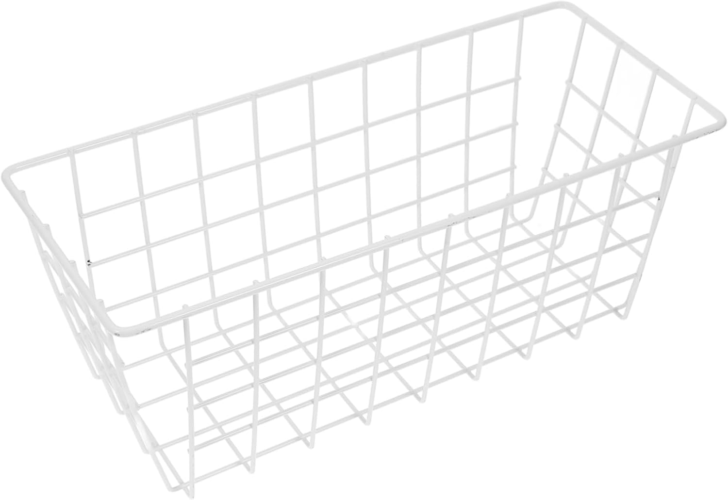 VOSAREA 2pcs Hanging Basket Organizer Multi-use Wall Storage for Kitchen Bathroom Hotel Strong Load-bearing Capacity Space-saving Design No Water Accumulation Easy Installation