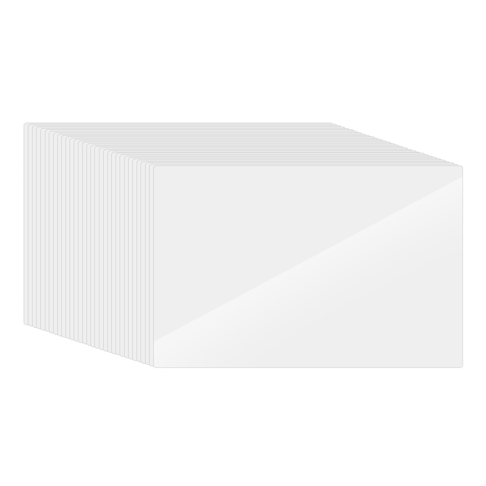 PATIKIL 4.3"x6.3" Index Card Thermal Laminating Pouches, 50Pcs 6 Mil Laminating Sheets File Card Lamination Pouch Tags for Work Permits Pass Cards